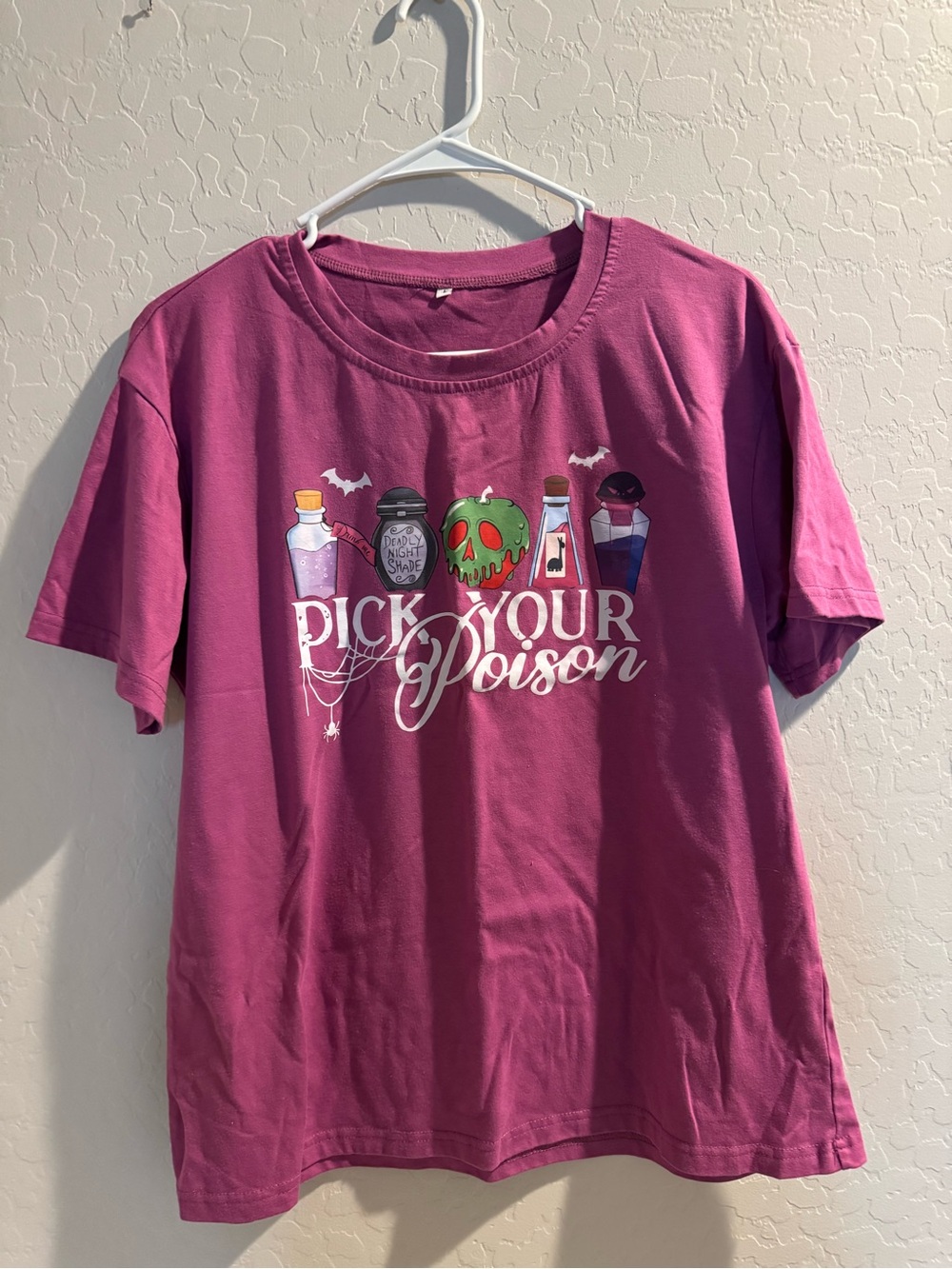 Women’s Pink 'Pick Your Poison' Graphic Tee